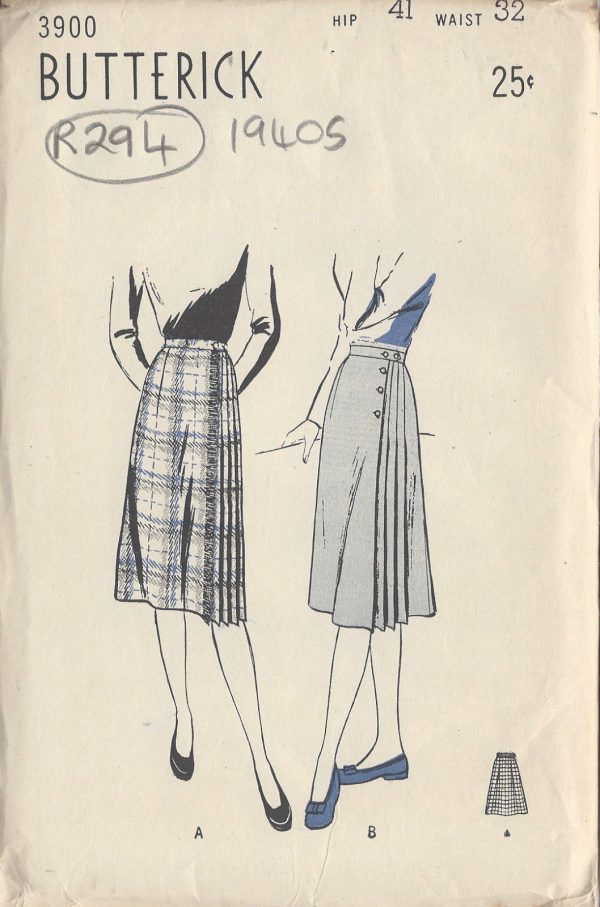 1940s-Vintage-Sewing-Pattern-SKIRT-W32-R294-251162269383
