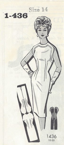 1950s-Vintage-Sewing-Pattern-B34-DRESS-R810-261155864813