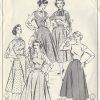 1950s-Vintage-Sewing-Pattern-B36-PINAFORE-DRESS-SKIRT-R452-251142574893