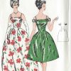 1950s-Vintage-Sewing-Pattern-B40-DRESS-1324-261579413353