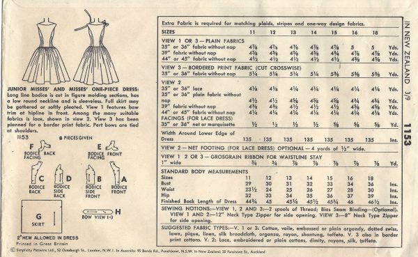 1955-Vintage-Sewing-Pattern-DRESS-B34-56-251149302333-2