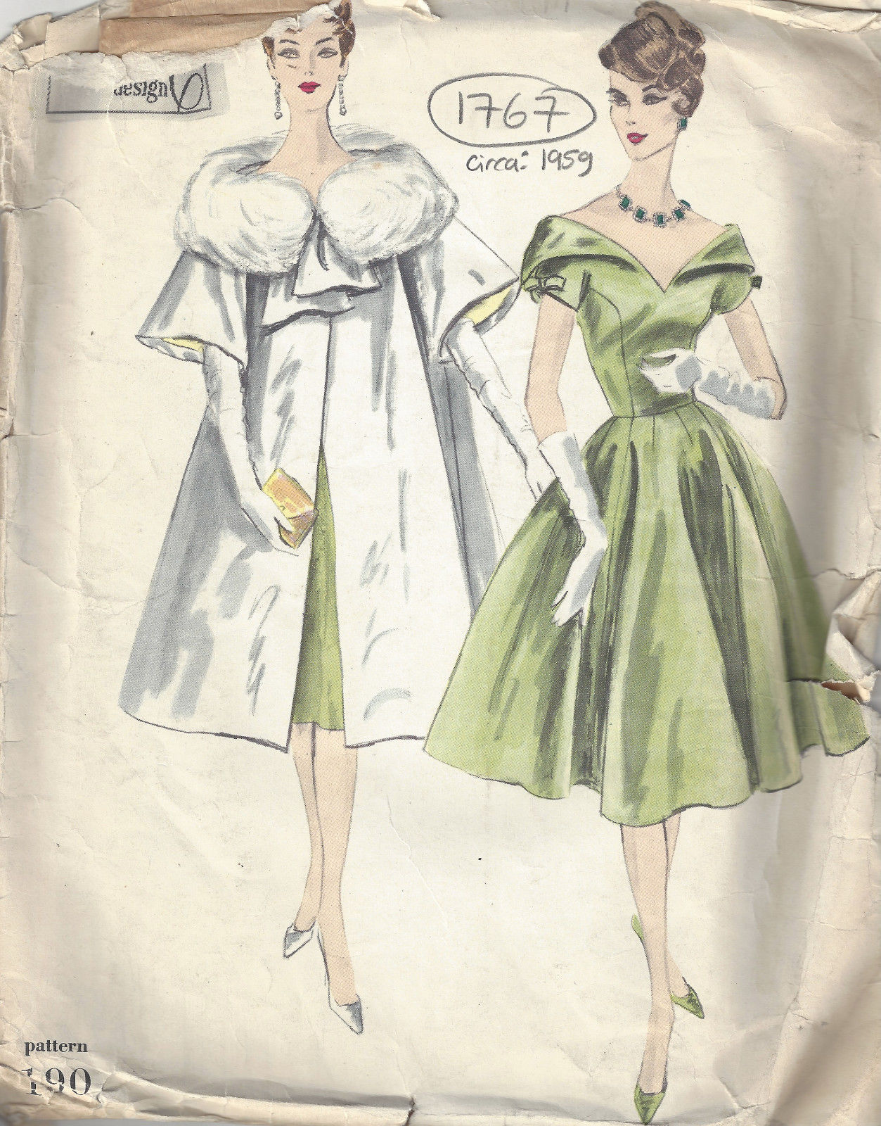 Vintage Pattern Warehouse, vintage sewing patterns, vintage fashion,  crafts, fashion - Vintage Advance #9054 Misses' One-Piece Princess Dress,  Sun Dress Size 12