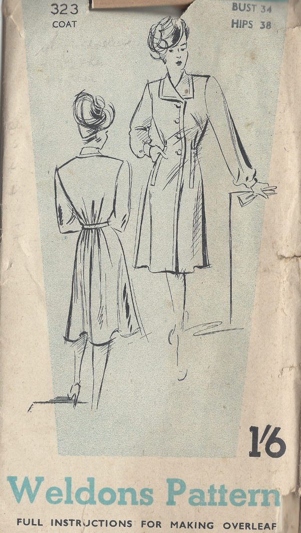1940s-WW2-Vintage-Sewing-Pattern-B34-COAT-1081-251331315664-2