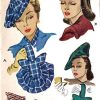 1941-Vintage-Sewing-Pattern-S21-12-22-12-HAT-BAG-R946-261202755714