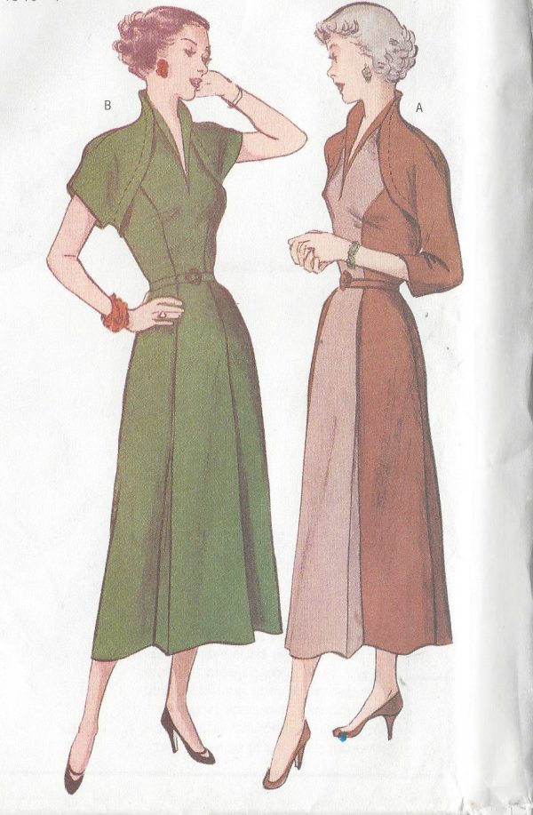 1950-Vintage-Sewing-Pattern-DRESS-B34-36-38-R415-251142610244