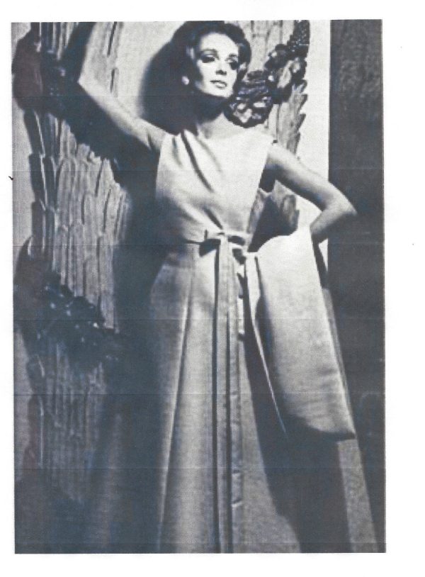 1962-Vintage-VOGUE-Sewing-Pattern-B32-DRESS-STOLE-1341-By-NINA-RICCI-261649032224-2