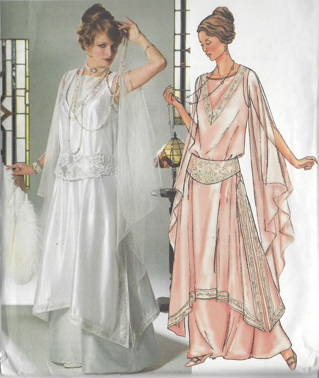 1920s Dress with Three-piece Skirt Sewing Pattern bust 40 b40 McCall  Pattern Co reproduction | 8025 | Past Patterns