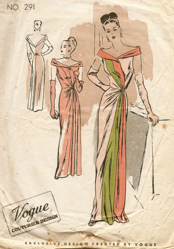 1940's formal dress
