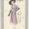 1949-Vintage-VOGUE-Sewing-Pattern-DRESS-B32-1262-By-Paquin-261498354115