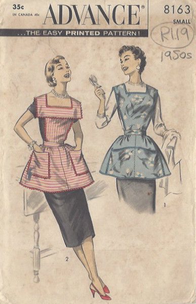 1950s-Vintage-Sewing-Pattern-APRON-B3132-SMALL-R119-251165073885
