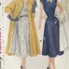 1951-Vintage-Sewing-Pattern-B34-DRESS-COAT-R66-251173247055