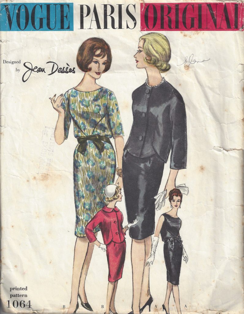 1960 Vintage VOGUE Sewing Pattern B36" REDINGOTE & DRESS (1654R) - The ...