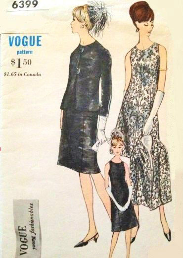 1965-Vintage-VOGUE-Sewing-Pattern-B38-DRESS-JACKET-1618-262406706375