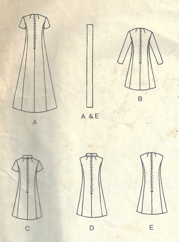 1968-Vintage-VOGUE-Sewing-Pattern-B36-DRESS-1651-252397874575-3