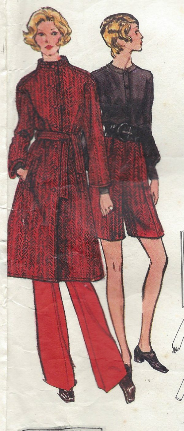 1971-Vintage-VOGUE-Sewing-Pattern-B34-COAT-SKIRT-PANTS-BLOUSE-1343-NINA-RICCI-251703246995-3