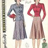 1940-WW11-Vintage-Sewing-Pattern-B30-SKIRT-JACKET-1732R-262576223086