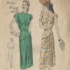 1940s-WW2-Vintage-VOGUE-Sewing-Pattern-B34-DRESS-1810-252854331536