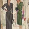 1942-Vintage-Sewing-Pattern-B32-DRESS-R311-251162789446