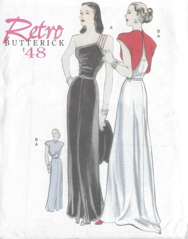 1948-Vintage-Sewing-Pattern-B36-38-40-42-DRESS-JACKET-R811-261157555966