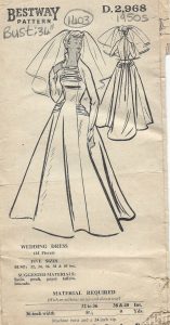 1950s Dress Patterns Including Bridal Gowns And Evening Dresses