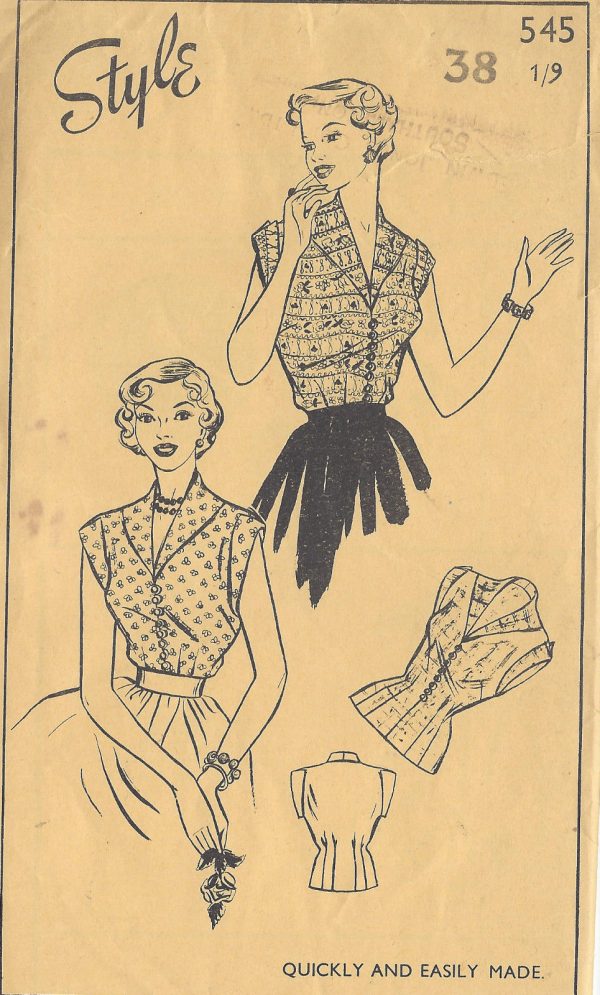 1950s-Vintage-Sewing-Pattern-B38-BLOUSE-R995-261219212556
