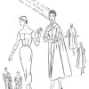 1954-Vintage-VOGUE-Sewing-Pattern-B34-DRESS-COAT-1114-251369808696-5
