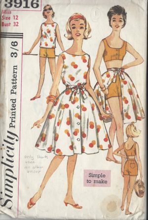 1960s Skirt Vintage Sewing Patterns
