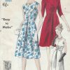 1963-Vintage-VOGUE-Sewing-Pattern-DRESS-B38-1537-252119924656