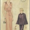 1939-Vintage-Sewing-Pattern-B36-EVENING-DRESS-CAPE-R958-261204166317