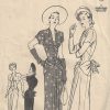 1940s-WW2-Vintage-Sewing-Pattern-B34-DRESS-with-DRAPE-BOW-1705-262529909527