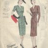 1940s-WW2-Vintage-VOGUE-Sewing-Pattern-B34-DRESS-1612-262386416277