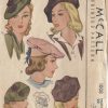 1942-Vintage-Sewing-Pattern-HAT-S22-R131-251144406797