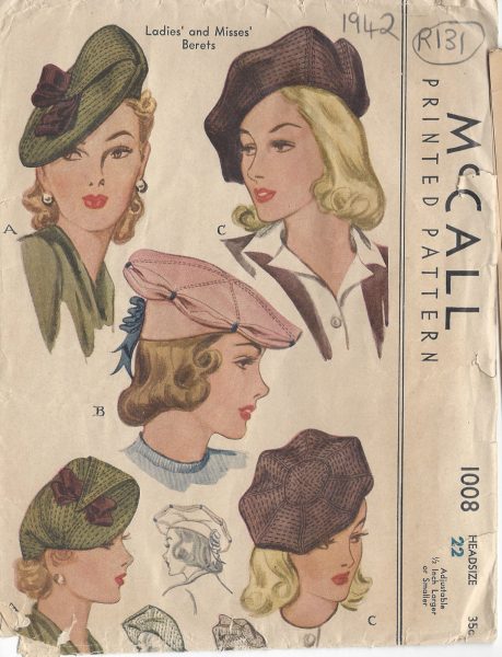 1940 WW2 Vintage Sewing Pattern S22