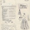 1953-Vintage-VOGUE-Sewing-Pattern-B30-EVENING-DRESSGOWN-BOLERO-E1305-261537931457-2