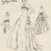 1955-Vintage-VOGUE-Sewing-Pattern-B34-DRESS-EVENING-GOWN-1290-By-JACQUES-HEIM-261872437637-4