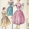 1956-Vintage-Sewing-Pattern-B34-DRESS-1456-261959910397