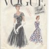 1956-Vintage-VOGUE-Sewing-Pattern-DRESS-B32-R497-251142509467