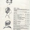 1958-Vintage-VOGUE-Sewing-Pattern-HAT-S21-12-1213-By-Sally-Victor-261449248757-2