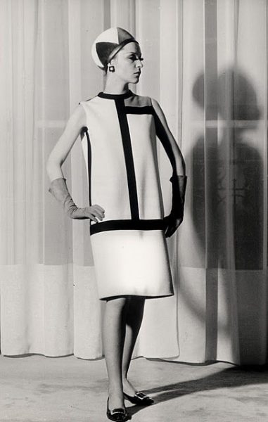 1966-Vintage-VOGUE-Sewing-Pattern-B315-38-MONDRIAN-DRESS-1667-YVES-ST-LAURENT-262486329087-6