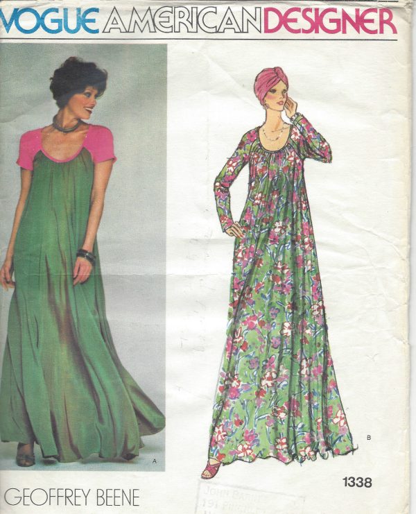 1970s-Vintage-VOGUE-Sewing-Pattern-B34-EVENING-DRESS-R905-By-Geoffrey-Beene-251244081907