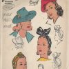 1940-WW2-Vintage-Sewing-Pattern-S22-HAT-BERET-TURBAN-1665-252407094318