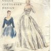1954-Vintage-VOGUE-Sewing-Pattern-B32-DRESS-EVENING-GOWN-BOLERO-JACKET-1365-262559240578