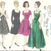1962-Vintage-VOGUE-Sewing-Pattern-B38-DRESS-1655-262447992168
