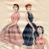 1950s-Vintage-Sewing-Pattern-B32-HALTER-NECK-DRESS-BOLERO-JACKET-R789-261895161849