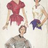 1951-Vintage-Sewing-Pattern-BLOUSE-B34-R597-251146792029