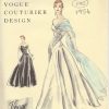 1954-Vintage-VOGUE-Sewing-Pattern-B32-DRESS-EVENING-GOWN-1175-252433584679