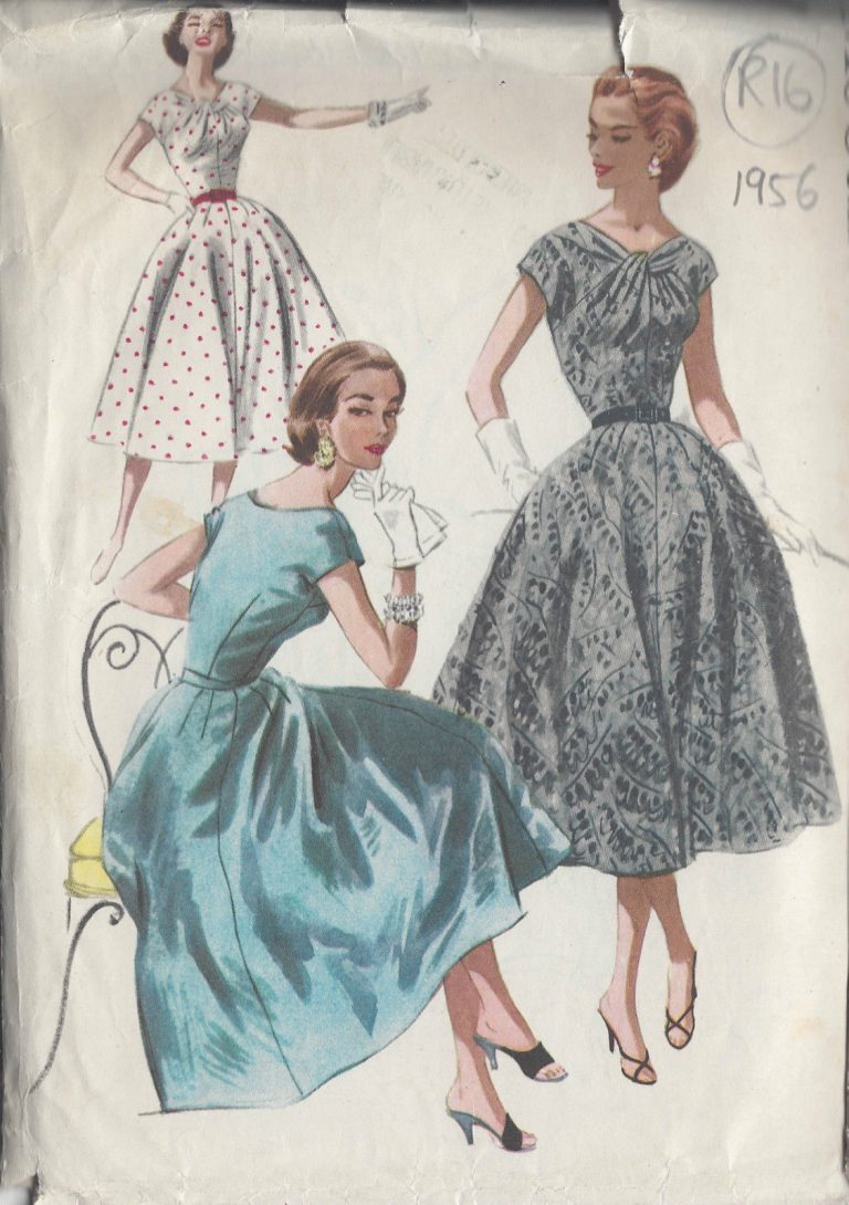 Patron De Couture Vogue Vintage Années 1950 - Chemisier B36 Motif Couture - Pièces Non Découpées