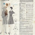 1973 Vintage VOGUE Sewing Pattern B34 DRESS & COAT (1520R) Christian ...
